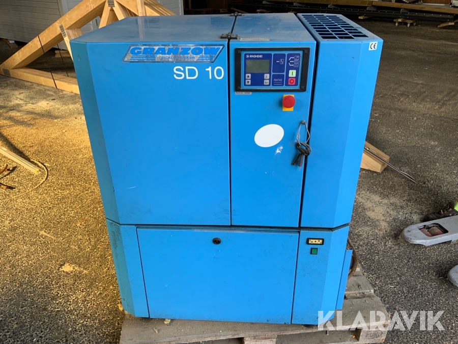 Skruvkompressor Granzow SD10