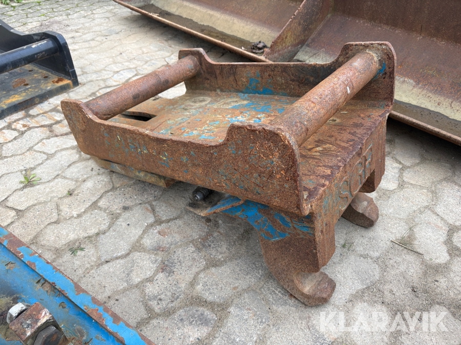 Adapterfäste hydrauliskt. Tjörnarps Smide S70/B20