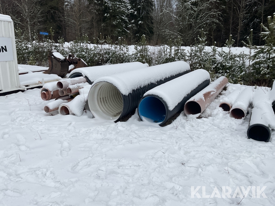 Vägtrummor och rör, Tingsryd, Klaravik auktioner