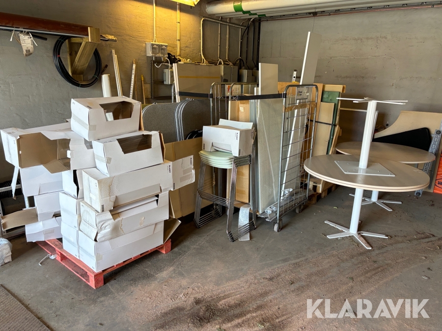 Diverse kontorsinredning