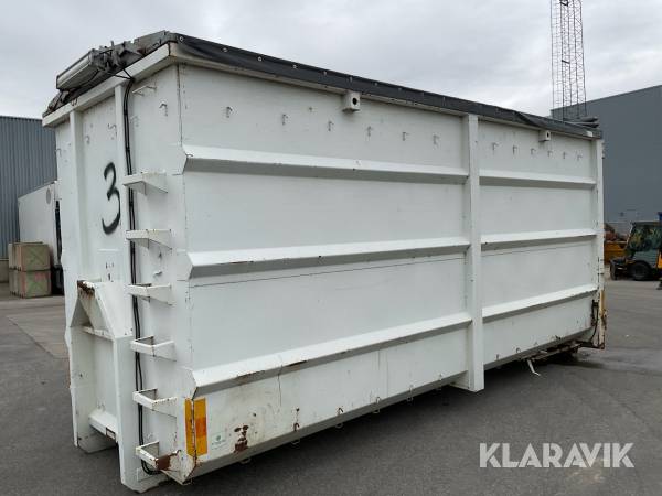 Lastväxlarflak 38 m3 med automatkapell