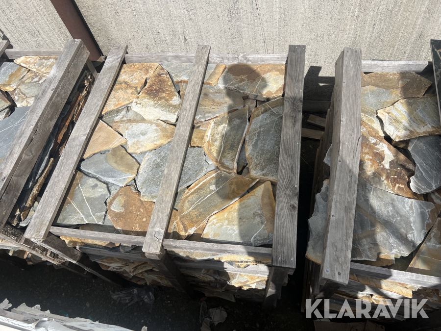 Skiffer rustik oregelbunden 150kvm