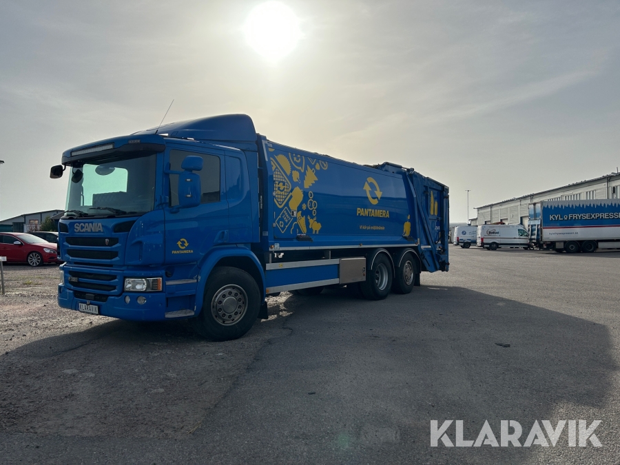 Lastbil Scania P320 Komprimatorbil