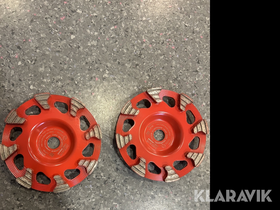 2st Diamantslipskål 125mm Hilti 125 mm