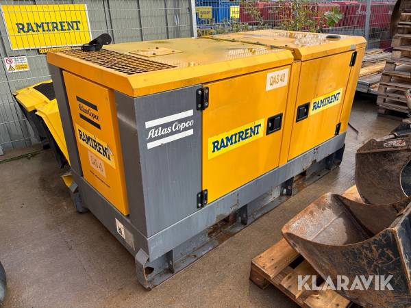 Elverk / generator Atlas Copco Qas 40KD