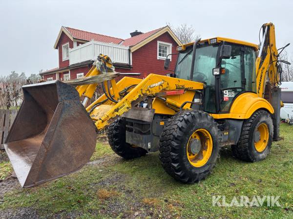 Grävlastare Fermec 965 med skopor