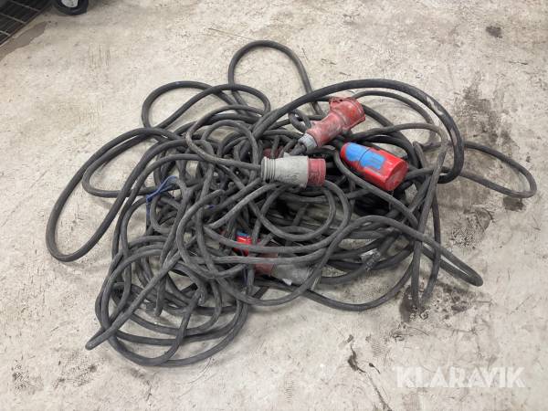 3-fas kabel 3 st 16 A