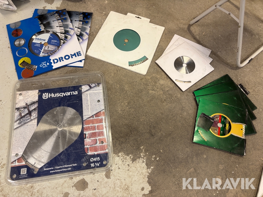 Klingor till betongsåg 15st