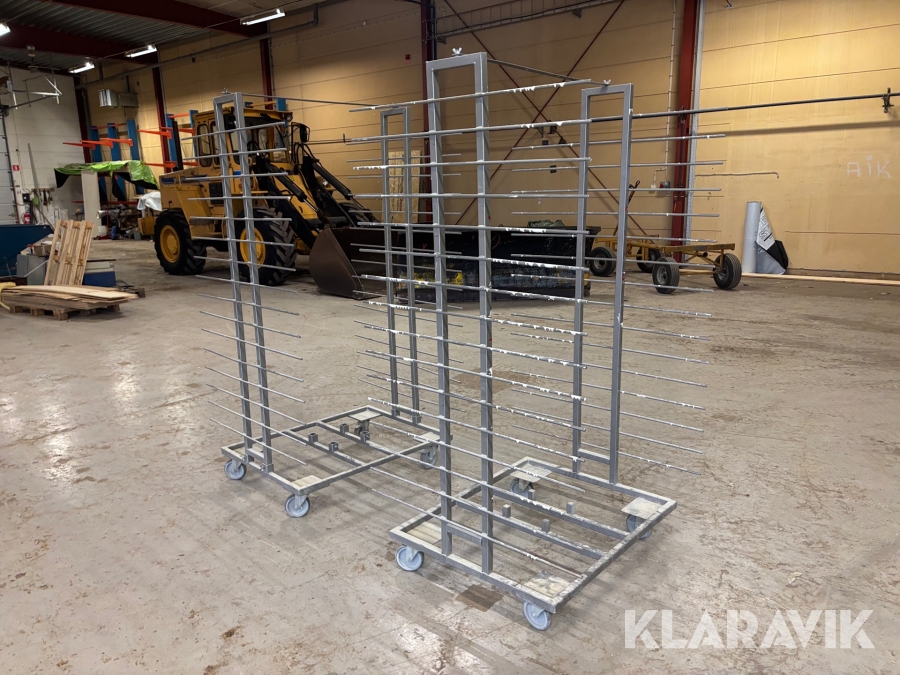 Målarvagn/torkvagn 2st