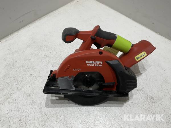 Cirkelsåg Hilti SCM 22-A batteri