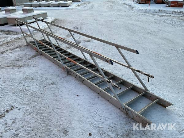 Byggtrappa aluminium