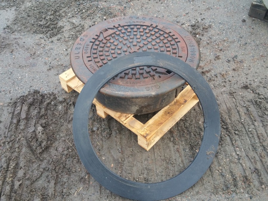 Betäckning och betongkona