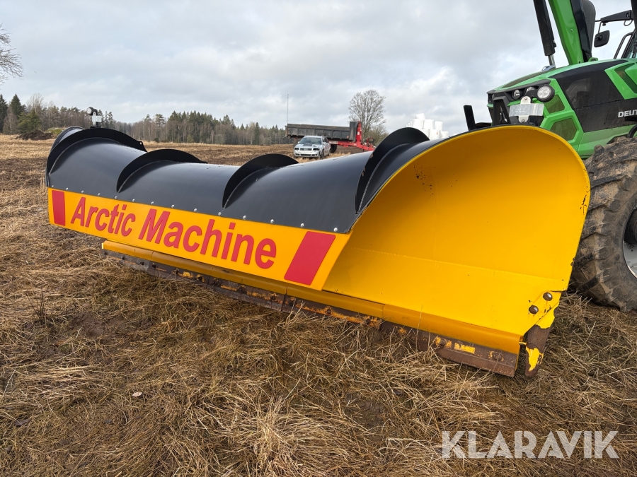Snöplog Artic Machine AM 4000 HMX med hårdmetallskär