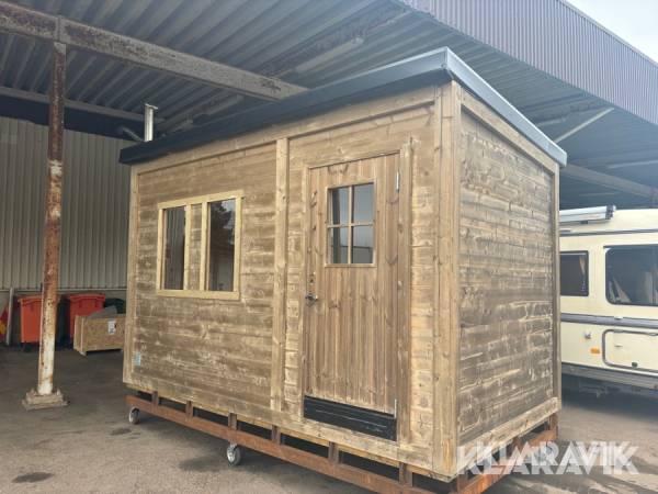 Vedeldad bastu Nybyggd