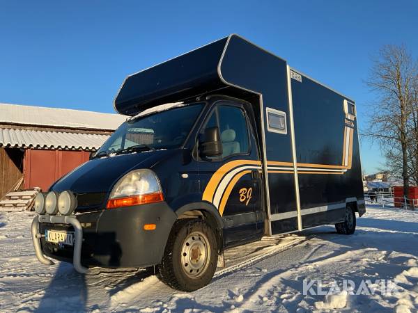 Hästlastbil Renault Master 2.5 dCi med bodel