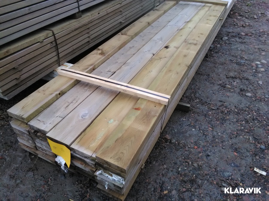 Tryckimpregnerat virke 45x195 mm