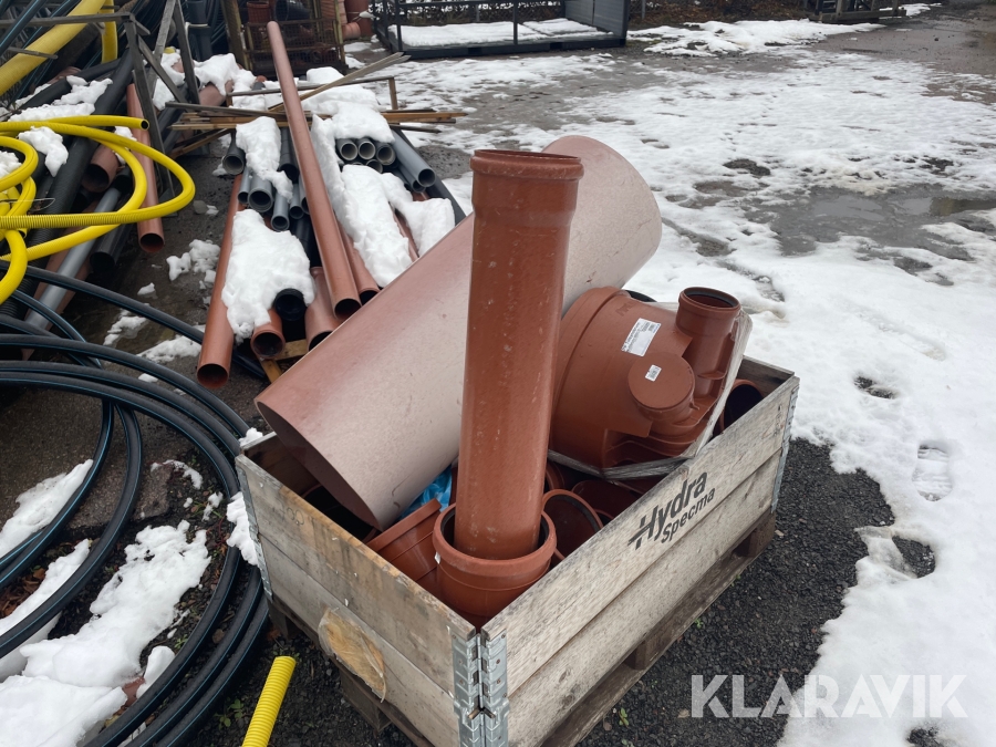 Diverse pvc rör och slangar, Oskarshamn, Klaravik auktioner