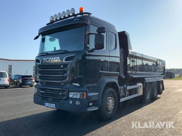 Tippbil Scania R730 med Sörlingilsbo byggnation Euro 6