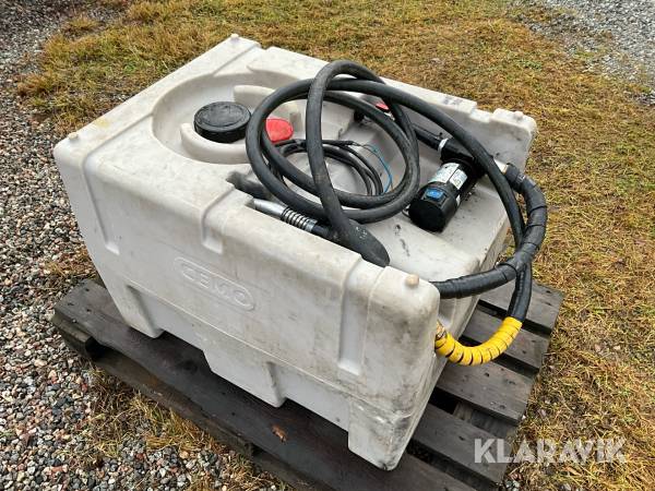 Dieseltank transporttank Cemo 200L med handtag och pump