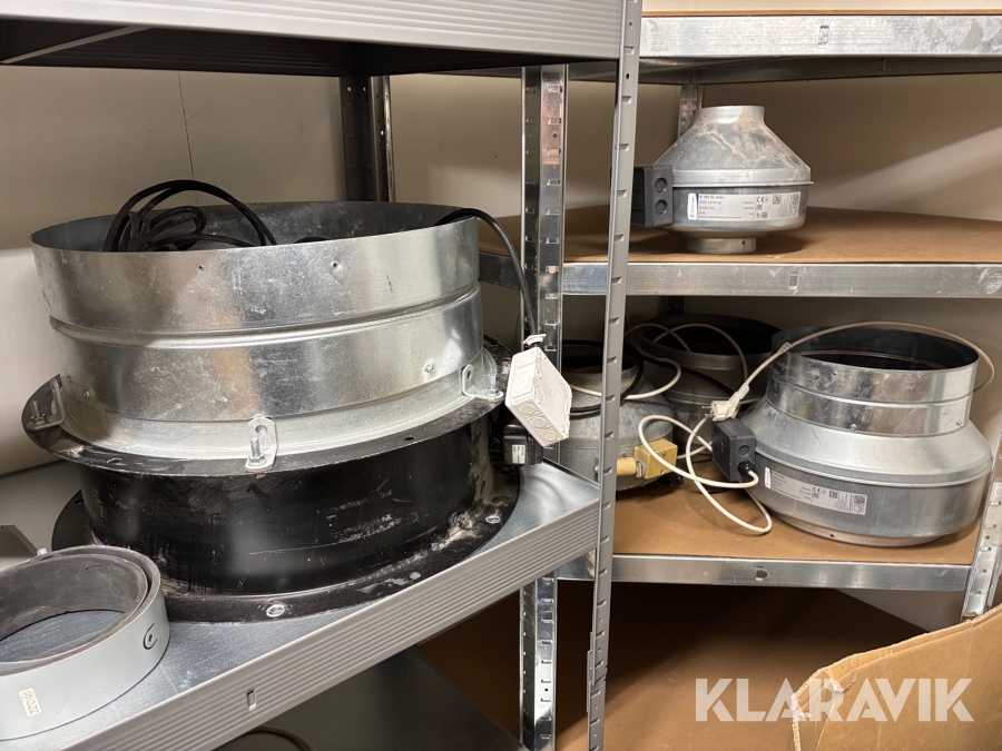 Kanalfläkt och ventilationsfilter