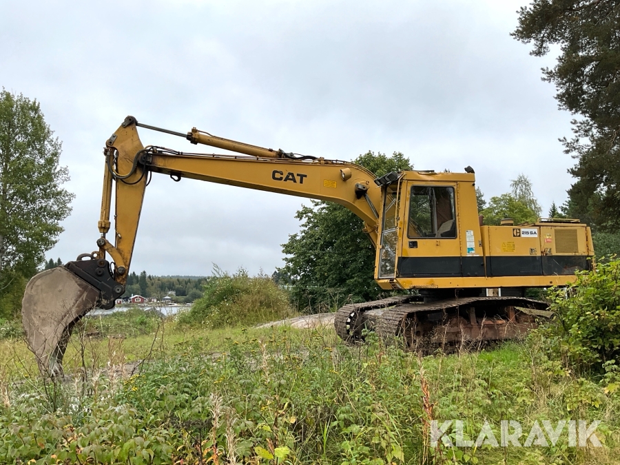 Grävmaskin CAT 215 SA med skopa