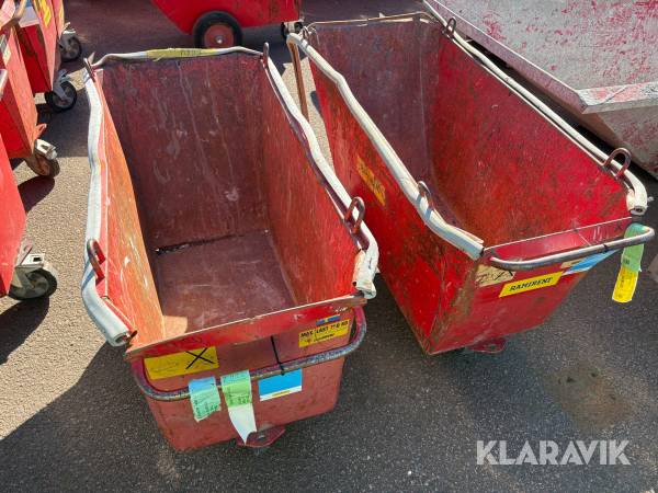 Fodervagn 2 st Starke Arvid 400 L / 750 kg