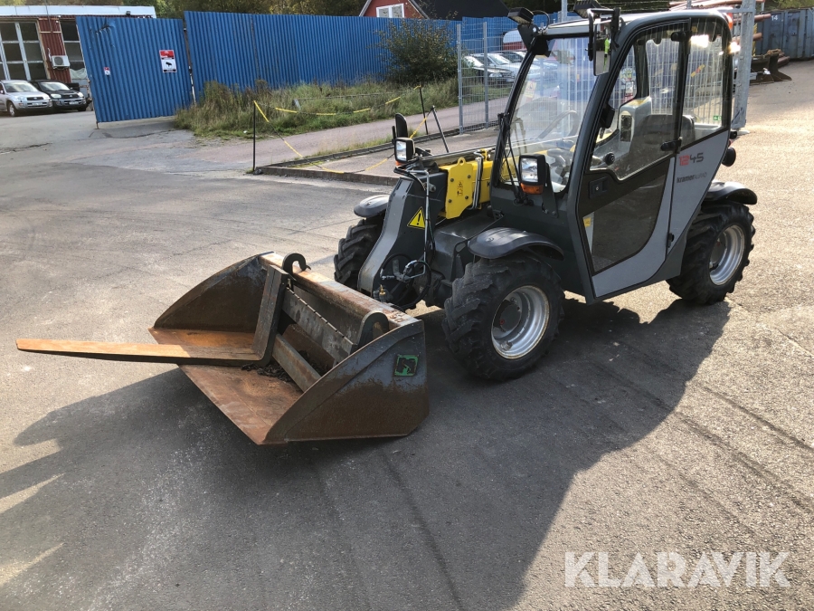 Teleskoplastare Kramer 1245 Skopa och Gafflar