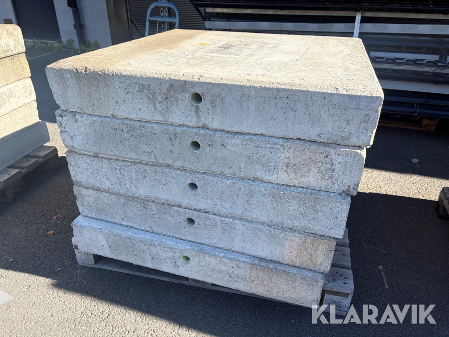 Betongfundament 5 st