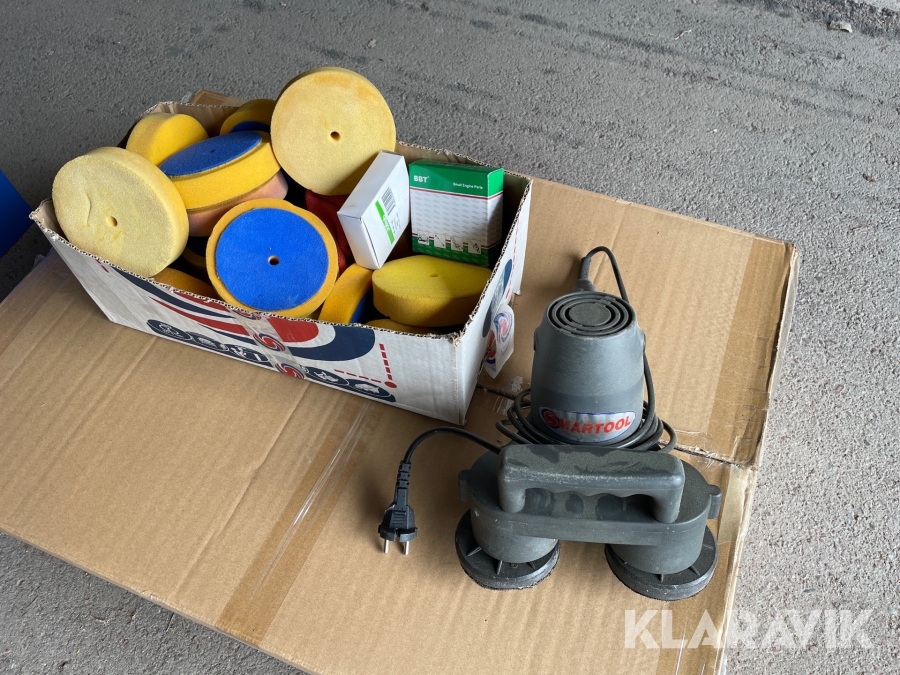 Polermaskin Autosmart Smartool med tillbehör