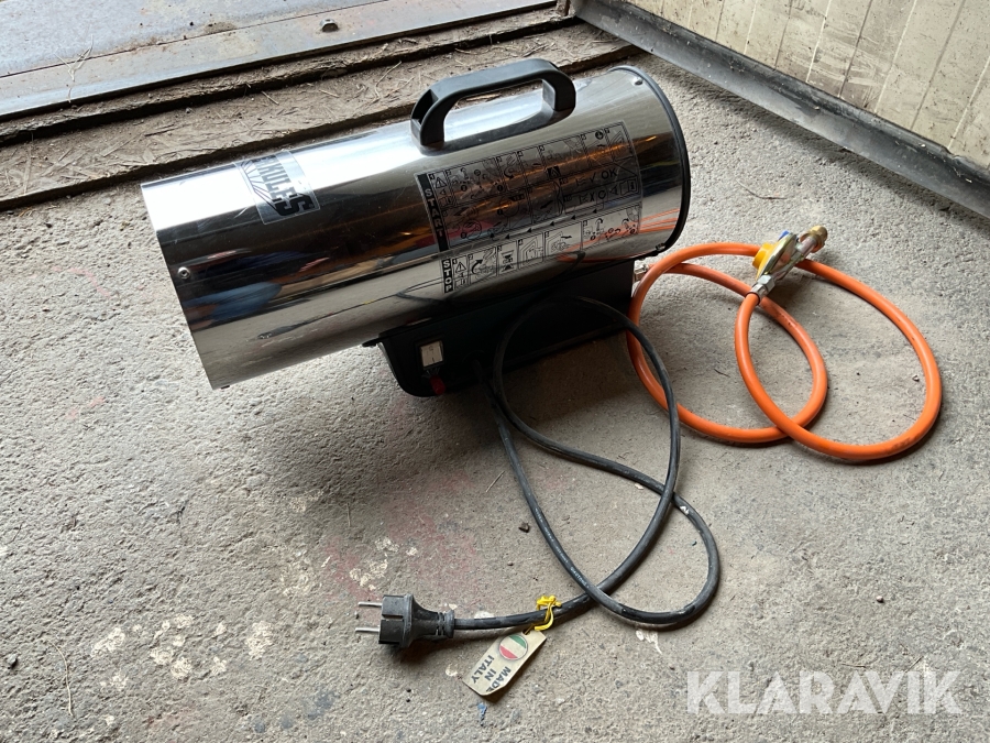 Byggfläkt/Gasolvärmare Heracules Gasheizer 17