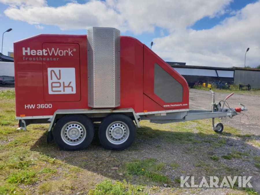 Markvärmare Tjältiningsaggregat Heatwork Vagn HW 3600