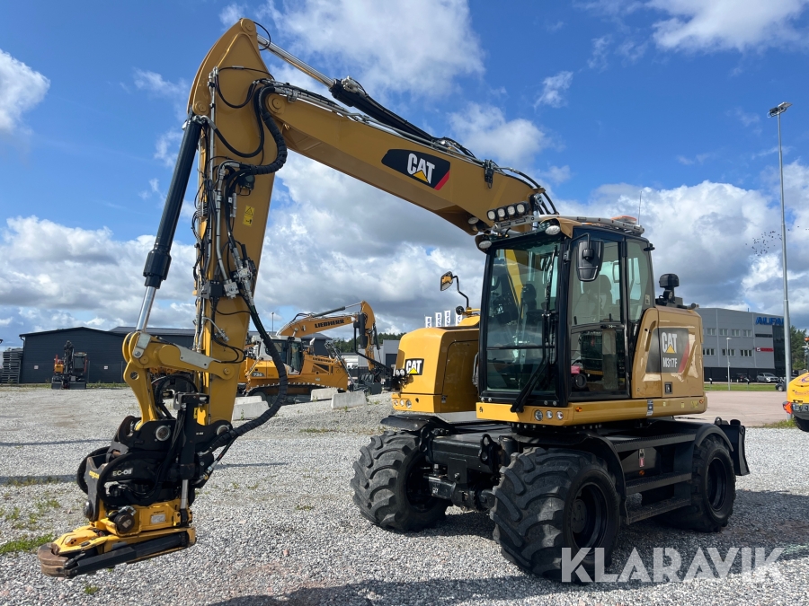 Hjulgrävare CAT M317F med 3-D