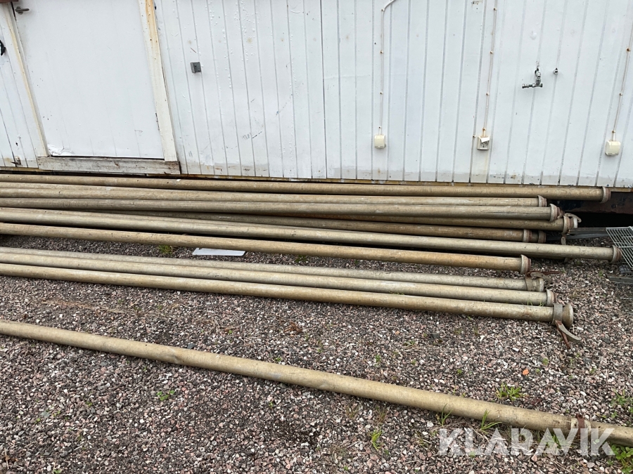 Aluminiumrör för bevattning 17 st