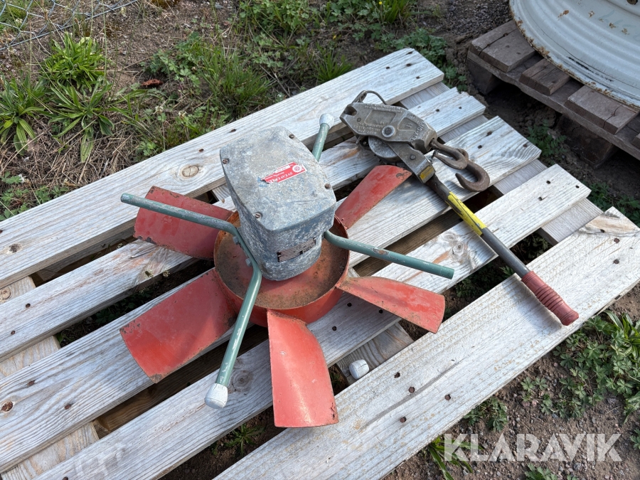 Spakblock och fläkt