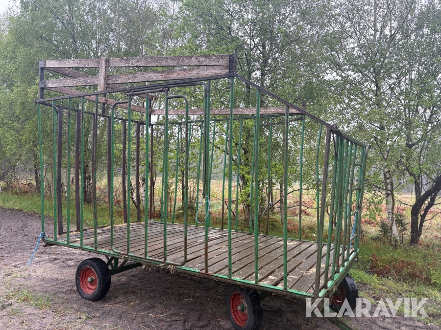 Småbalsvagn Röke-vagnen 4x2,25m