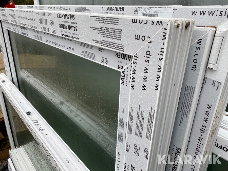 Treglasfönster Salamander  2 st