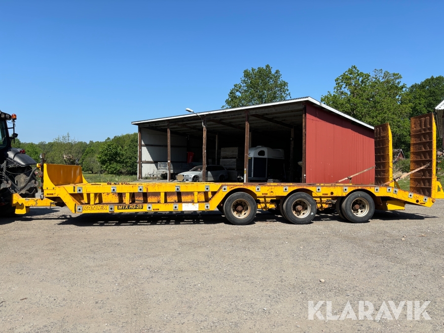 Maskintrailer Randex MTX H3-25