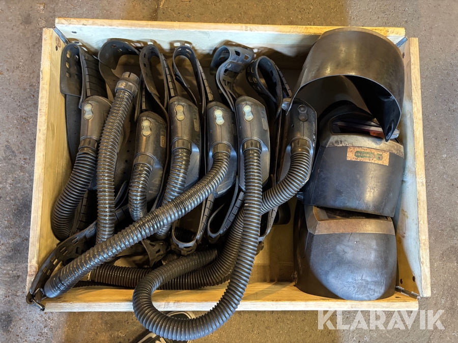 Svetshjälm med friskluft 3M 6st