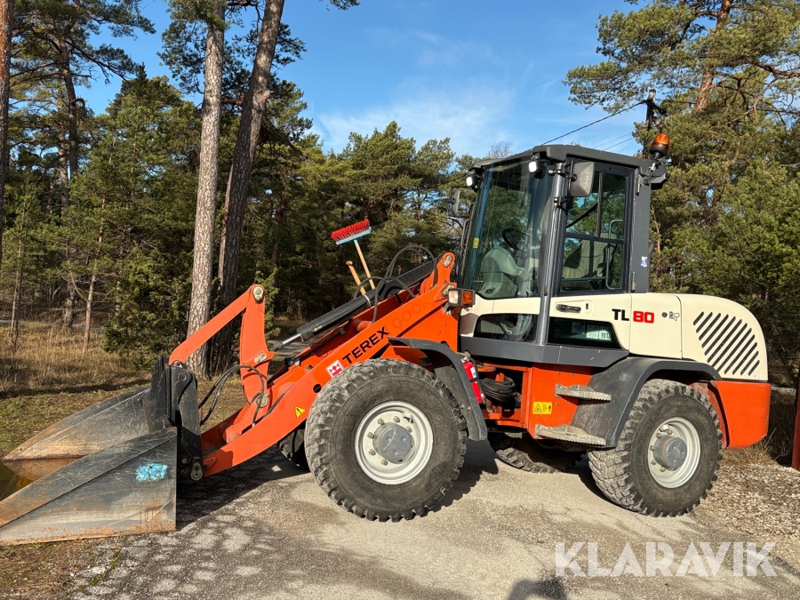 Hjullastare Terex TL80 med redskap