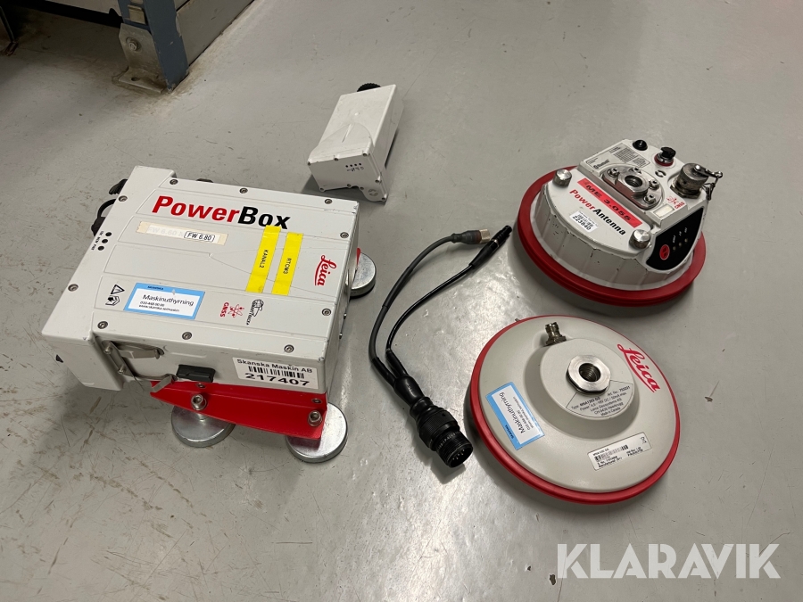 Dubbel GPS Leica Powerbox Powerbox och Radiomodem