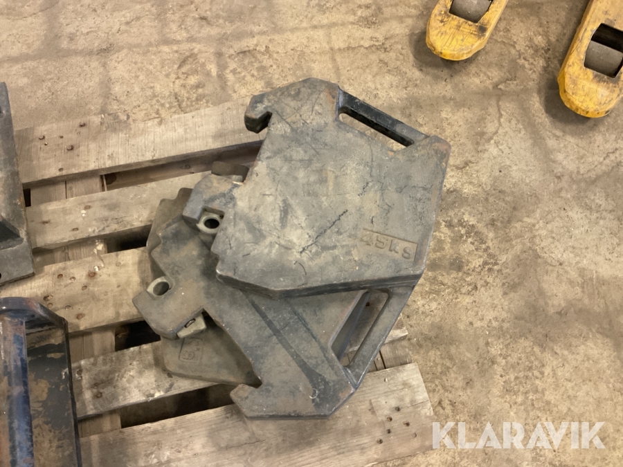 Frontvikter 45kg 3st