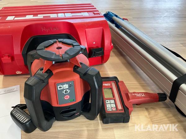 Rotationslaser Hilti PR 30-HVS med PRA 83, kalibrerad