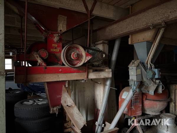 Spannmålskross Ysta-Dunder med doseringsskruv