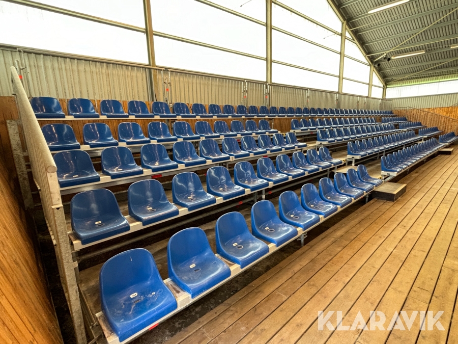 Läktare Layher aluminium - 179 sittplatser
