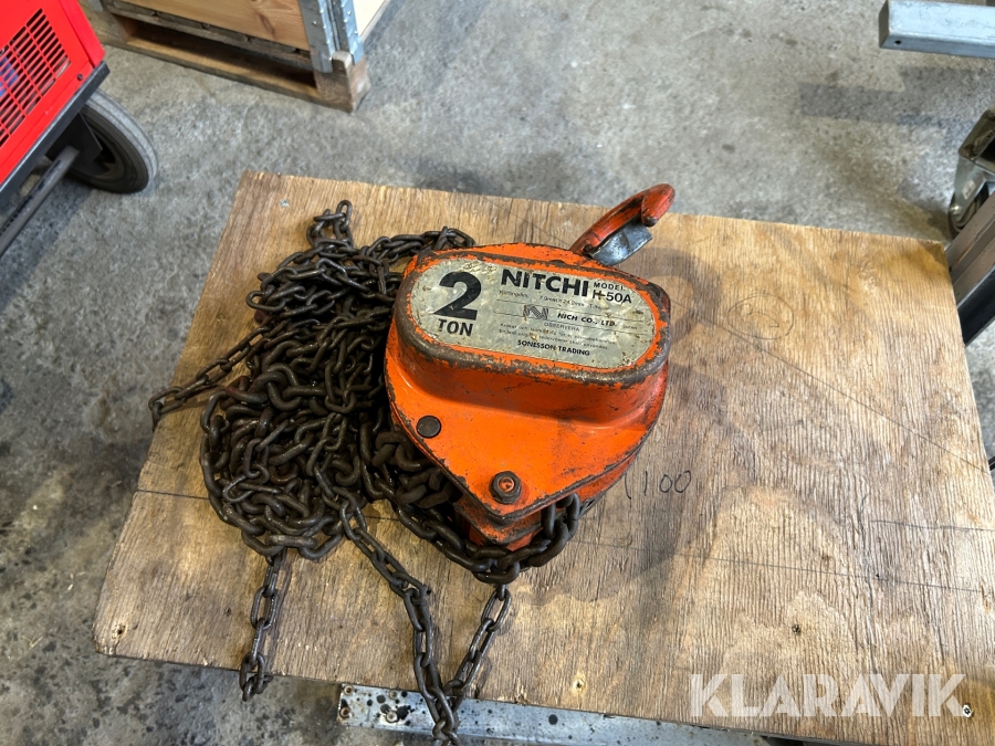 Kedjeblock Nitchi H50A 2 ton