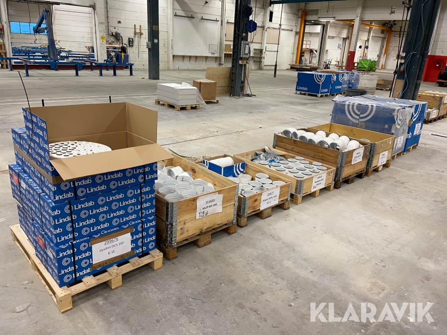 Ventilationsdetaljer Lindab 160 mm