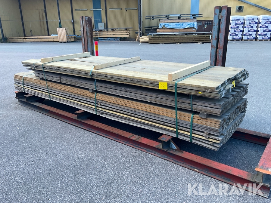 Virkespaket div tryckimpregnerat 19x100,22x120,25x225mm