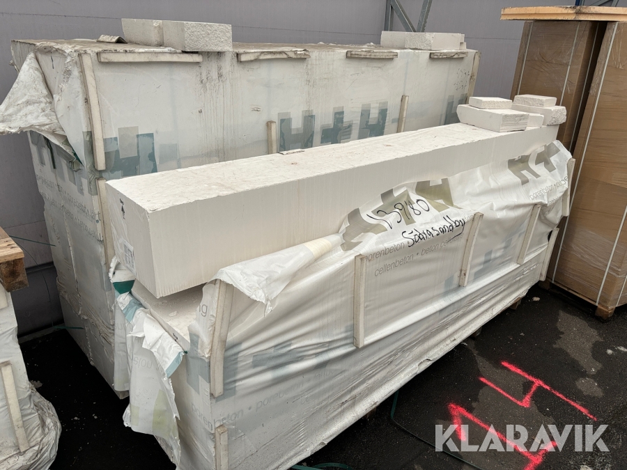 Lättbetongbalkar H+H 2700x364x300 13 st