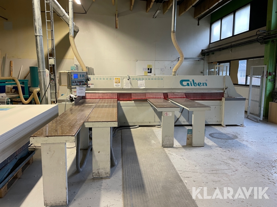 Formatsåg / Plattuppdelningssåg Giben Fastmatic med materiallyft