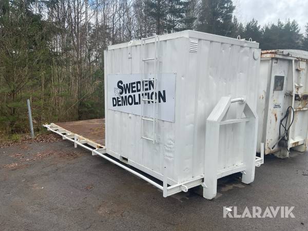 Maskinflak med Container
